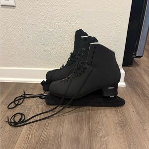Men’s Jackson Freestyle Figure Ice Skates Size 12 Wide Black